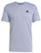 adidas Uomo Train Essentials Feelready Training Tee, Silver Violet/Black, XXL