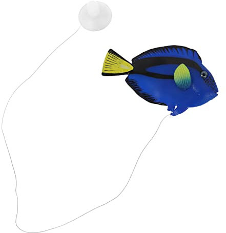 BESPORTBLE 1stk Leuchtender Künstlicher Fisch Gefälschte Tierverzierung Aquarium-Fisch- Simulations Landschaftsgestaltung Gefälschter Ornament Blaue Scheinen Kieselgel