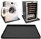 Mini Fridge Mat for floor,Silicone Freezer Mats&Trays with Raised Edge,Refrigerator Bottom Mat 23.6x 23.6 for Freezer to Prevent Appliance Leaks,Water Drips,Protable,Foldable,Soft,Easy to Clean(B)