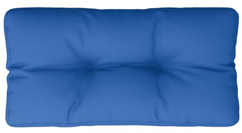 vidaXL Palettenkissen, Palettenpolster für Europaletten, Palettensofa Kissen Indoor Outdoor, Palettenauflage Rückenkissen, Königsblau Stoff