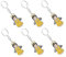 TOPBATHY 6St Engel Schlüsselanhänger engelanhänger angel Schlüsselanhänger für die Babyparty Rosenkranz Schlüsselanhänger Schlüsselbund Schlüsselringe Geldbörse-Ornament