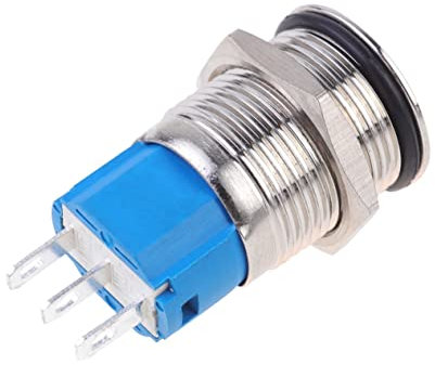 16mm Edelstahl Druckknopf 12 V Selbst Verriegelnd für Schaltkreise