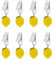 PH PandaHall 8pcs Tischtuch Gewichte Hänger Zitrone geformt Tabelle Abdeckung Gewicht Clips Zitrone Anhänger Tischtuch Gewichte für Outdoor-Picknick Tische Garten Party