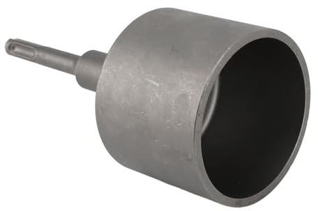 T Post Driver, Post Driver Ground Rod Driver Ground Rod Driver Tool Hammer Drill Rod Converter Heavy Duty Forged Steel Drill Bit Driver for Hammer Drill Ground Rods (65mm)