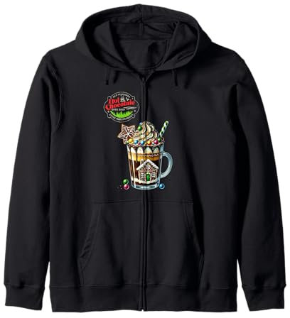 Tasses à chocolat chaud de Noël en famille Sweat à Capuche