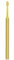 CGBE Embout Ponceuse Ongles Cuticule, Embout Champignon Ponceuse Ongles en Carbure de Tungstène pour Manucure Pédicure, Forets à Ongles Grain Moyen pour Éliminer Cuticule Peaux Mortes Dures
