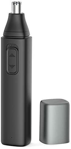 Ohr- und Nasenhaartrimmer für Männer und Frauen Schmerzfreies Entfernen der Nasenhaaren Zweischneidiger Trimmer aus Stahl Leicht zu reinigen USB Wiederaufladbar