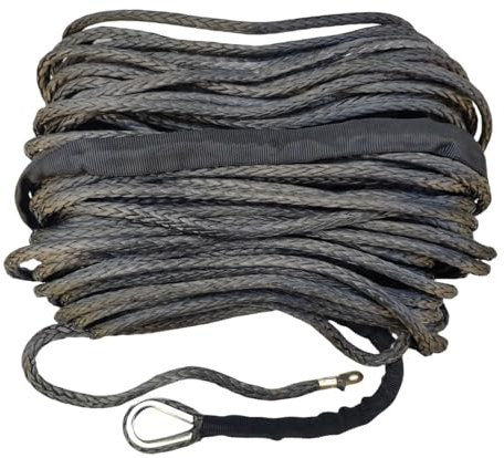 DSFDFDG Cuerda De Remolque para Coche 6mm*35m Synthetic Rope,Winch Cable For Electric Winch para Coche, CamióN Y Todoterreno