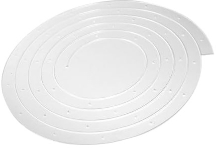 TAIZhiChen Tortendekoration aus Acryl, Spirale, aufklappbare Struktur mit Löchern für Ornamente, wiederverwendbar, für Hochzeit und Geburtstag, Desserttischdekoration, 40 cm