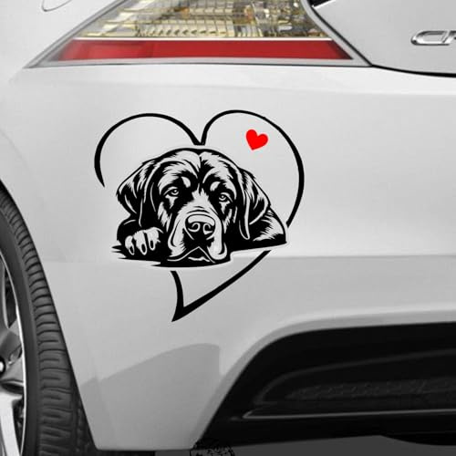 Herz für Labrador Retriever Lab Aufkleber Auto Wohnmobil Laptop Wandtattoo Sticker Farbe&Grüße wählbar