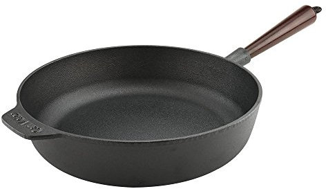 Carl Victor - Servierpfanne Gusseisen Pfanne 28 cm Holzgriff