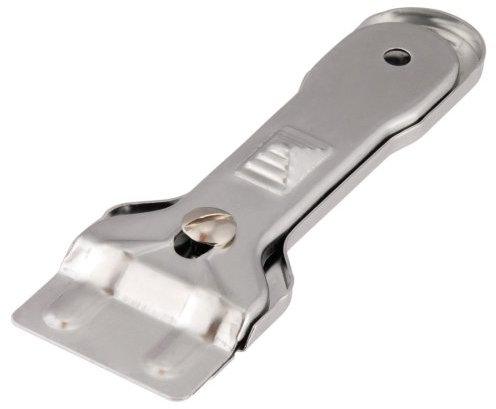 Xavax 111010 Special Scraper for Glass Ceramic Hobs, Silver, 23 x 9 x 1.7 cm