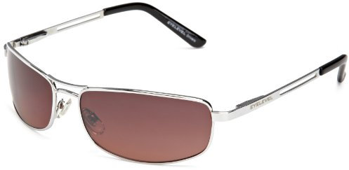 Eyelevel Grand Prix 1 Rectangle Men's Sunglasses Silver Effect One Size