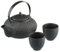 BIA Stoneware 24 Ounce Teapot Set - 3 Piece, Black