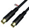 rhinocables S-Video Stecker auf Stecker Kabel S Video SVHS Kabel Super Video TV Camcorder Grafiken 4 Pin Mini DIN Draht S-VHS vergoldet Stecker (5 m)