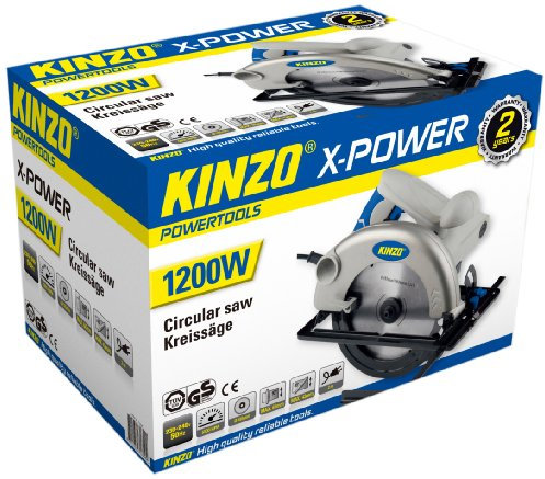 Kinzo 71800 - Sega circolare, 1200 W
