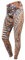 PANASIAM Leggings batik2, Brown-beige Tones (Tydy05), M
