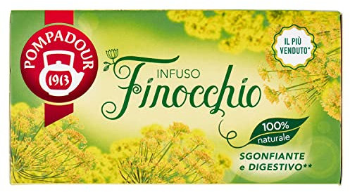 Pompadour Finocchio per Infuso, Confezione da 20 bustine
