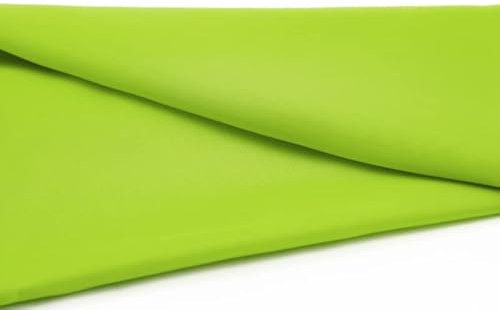 Chiffon Dekostoff/Meterware am Stück (Grasgrün)