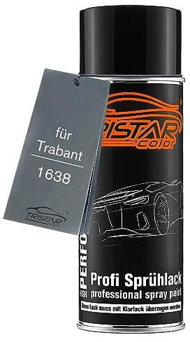 TRISTARcolor Autolack Spraydose für Trabant 1638 Gletscherblau Basislack Sprühdose 400ml