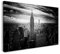Printed Paintings Leinwand (120x80cm): New York Stadtebilder Skyline Black-White schwarz-weiß Man