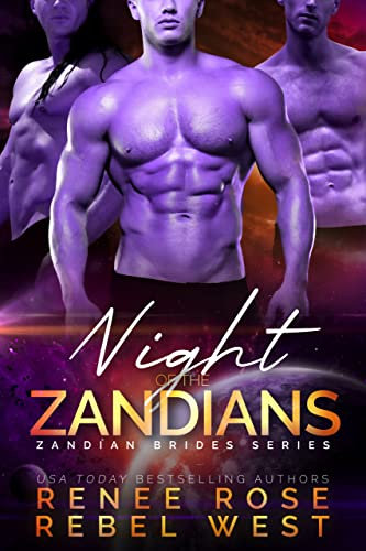 Night of the Zandians: A Reverse Harem Alien Warrior Romance (Zandian Brides Book 1) (English Edition)