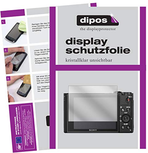 dipos I 6x Screen Protector compatible with Sony DSC-HX99 Protection Films clear
