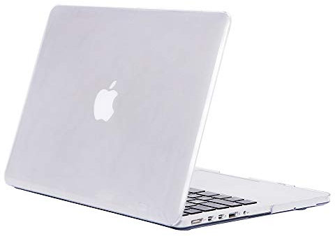 FINDING CASE MacBook pro 13 Inch Retina without CD - Glossy Crystal Clear Hard Shell Cover for MacBook Pro 13” Retina - No CD Drive (2015/2014/2013/2012 End) A 1425/ A 1502 (crystal Clear)