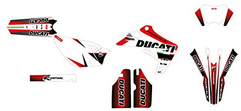 Deko-Set für Motorrad, anpassbar, Rieju MRT 50 von 2009 bis 2021, Coryo, Weiß