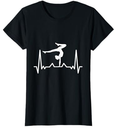 Turnen Herzschlag Kunstturnen Gymnastik T-Shirt