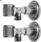 BricoLoco Llave de paso agua. ¡¡¡ PACK 2 uds. !!! Llave de escuadra macho. Cierre de esfera. En latón cromado. 1/2 x 3/8”. Grifo para lavabo, cisterna, lavadora, lavavajillas. (Macho, 2)