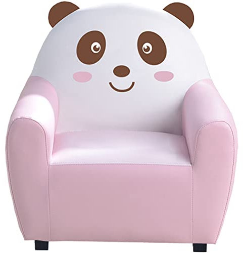 ZESLIV Kindersofa Kindersessel Relaxstuhl Mädchen Polstersessel Lesesessel Minisofa Lil Sofa Armlehnstuhl Lesesessel Fernsehsessel für Wohnzimmer Kinderzimmer Rosa Bär