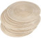 MUKCHAP Set di 10 tovagliette rotonde in cotone beige, 37,5 cm, isolamento termico, sotto piatti, tovagliette rotonde intrecciate per feste, cucina, sala da pranzo