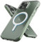 Sinjimoru Shockproof iPhone 13 Pro Max Hülle mit Magnet, Crystal Clear Protective Case Kompatibel mit MagSafe Zubehör. M-AirClo für iPhone 13 Pro Max