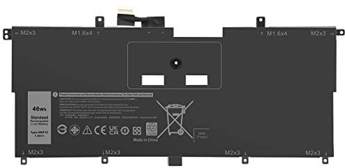 ASUNCELL 7.6V/46WH NNF1C Batterie pour Ordinateur Portable Dell XPS 13 9365 Dell XPS 13 9365 2-in-1 2017 XPS 13-9365-D1 805TS NNF1C 0NNF1C HMPFH 0HMPFH NP0V3 P71G P71G001
