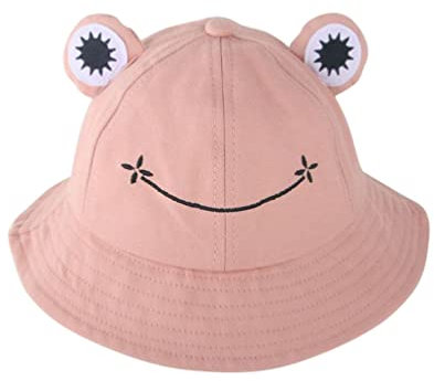 VALICLUD 1stk Frosch Bucket Hats Frosch Fischerhüte Für Männer Fischermütze Für Den Sommer Breiter Froschhut Reise-Strand-Sonnenhut Froschhut Für Erwachsene Aktivitätshut Frau Draussen