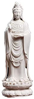 KUYWLMKMZZ Haus Dekoration Weibliche Buddha-Statue Kwan Yin Statue Kuan Yin Guanyin Göttin der Gnade Guan Yin Statue Quan Yin Statue Statuen Dekor Bürodekorationen (Color : A)