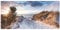 XXL Leinwandbild 115x55cm Bild Sand Strand Düne Meer Wandbild Wanddeko Leinwand Bild Deko