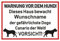 Samunshi® Aufkleber Dogo Canario Warnung - Schild Sticker Hinweisschild Warnschild Vorsicht Hund 20 x 13,3cm Dogo Canario Warnung schwarz