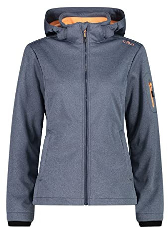 CMP Damen Softshelljacke Blue Mel.-Sunrise 38