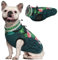 OUOBOB Hundemantel Mit Integriertem Geschirr - Warme, Wasserdichte Fleeceweste, Reflektierender Schneeanzug für Kaltes Wetter, Winddichtes Jacken-Outfit