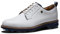 FootJoy Campo de la Serie Premiere, Zapatos de Golf Hombre, Blanco/Azul Marino, 42 EU Ancho