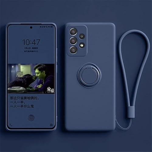 nulala Silikon Hülle Kompatibel mit Huawei P30 Pro, Halter Ständer Handyhülle mit Band Kette Magnetischen Autohalterungen Stoßfestes Flüssiges Silikon TPU Schutzhülle für Huawei P30 Pro