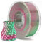 ELEGOO PLA Filament 1.75mm Seide Rotgrün Zweifarbig 1KG, 3D Drucker Filament Maßgenauigkeit +/- 0,05 mm, 1kg Kunststoffspule (2.2lbs) Filament-3D-Druckmaterialien Passt für die meisten FDM 3D-Drucker