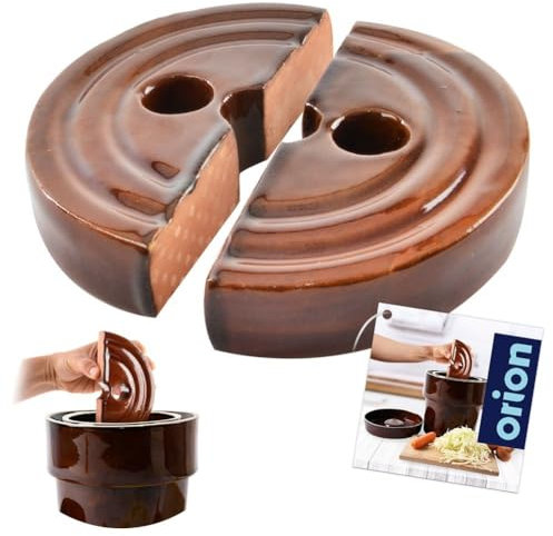 orion group Beschwerungsstein für Sauerkrauttöpfe Sauerkrautfässer Fermentiergewicht 15 cm