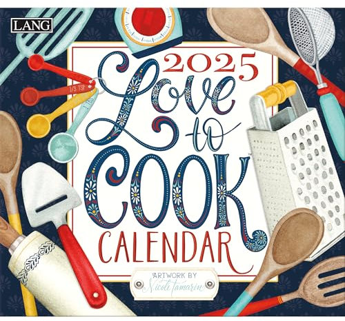 LANG Love To Cook 2025 Wandkalender (25991001928)