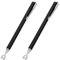 2 Stück Teleskopmagnet Stabmagnet Ausziehbar Magnetstab Bis Zu 64 cm Magnetic Pick-Up Tool Magnetheber Edelstahl Magnetgreifer für Schrauben Mutter Schlüssel Metallteile (Schwarz)