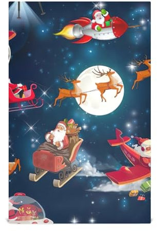 RPLIFE Küchentuch-Set, Weihnachtsmotiv, 71,1 x 45,7 cm, dekoratives Set, Handtuch für die Küche