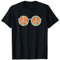 Herren Damen Retro Brille Peace Zeichen Symbol Hippie T-Shirt