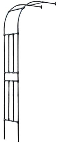 Arche de Jardin en métal à moitié Face Contre Le Mur, pergola, Arche de Jardin, Treillis pour Plantes grimpantes en extérieur